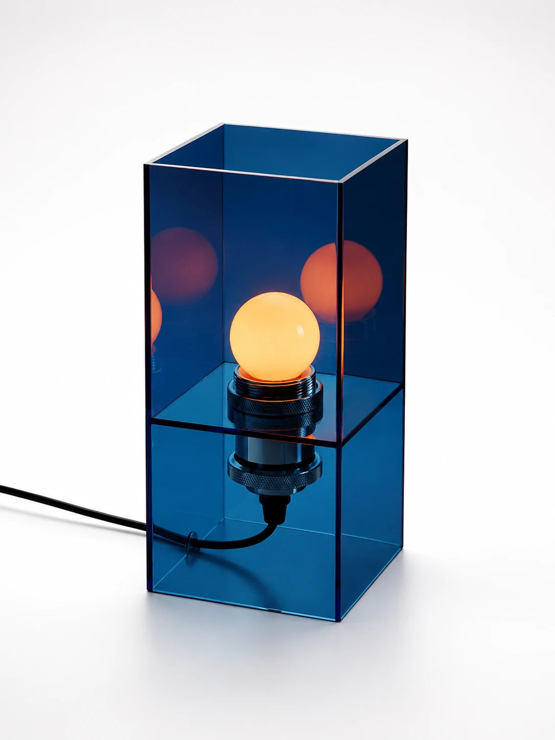 Sunrise Blue Acrylic Cube Lamp