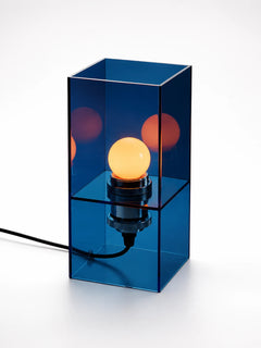 Sunrise Blue Acrylic Cube Lamp
