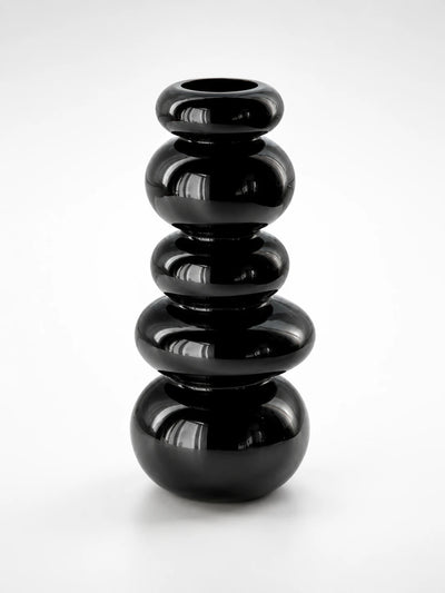 Stacked Silhouette Glass Vase | Dopamine Decor Accent Piece