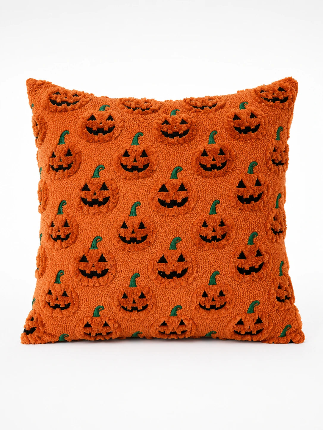 Halloween Velvet Pumpkin & Ghost Pillow Cover