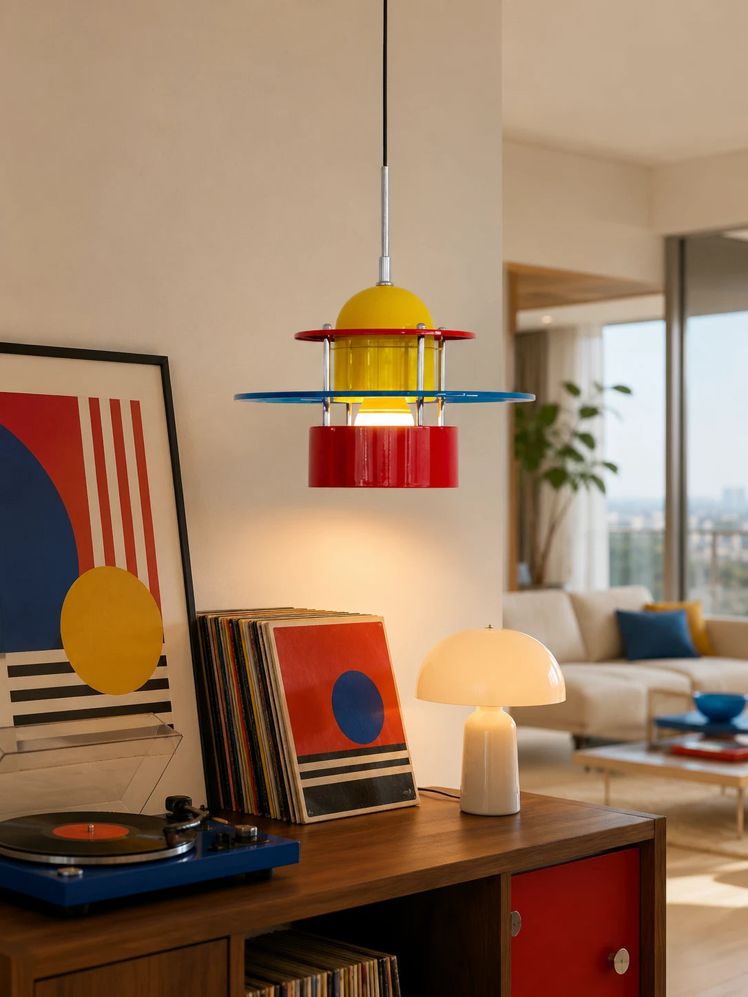 Memphis Ring Pendant Light