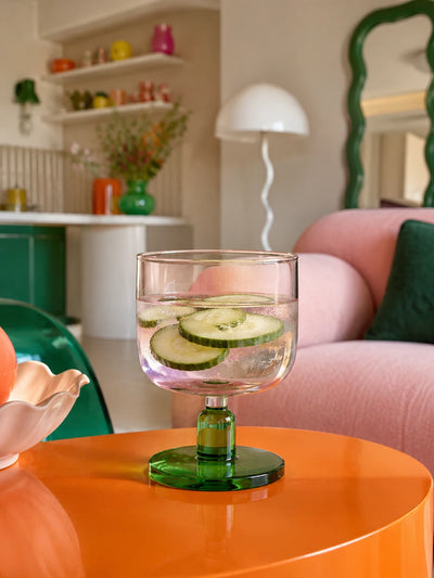 Jelly Macaron Crystal Glassware
