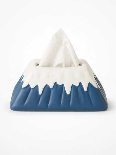Snow Mountain Ceramic Tissue Box Cover